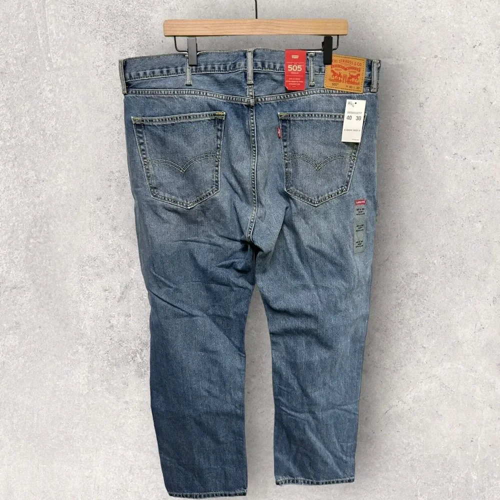 Levis‎ 505 Regular Fit Jeans Size 40X30 Blue